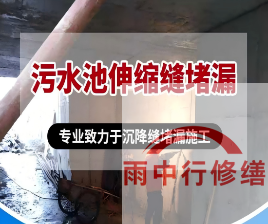 南开某污水处理厂钢筋混凝土池堵漏案例